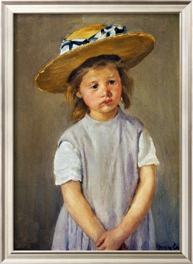Girl, C1886 - Mary Cassatt Painting on Canvas